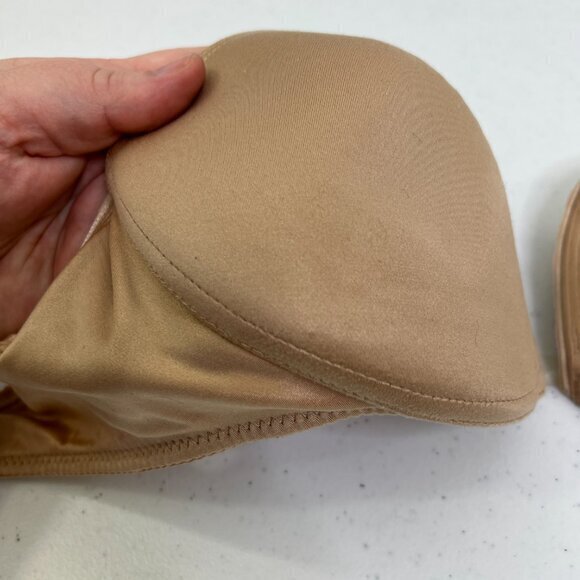 Very Sexy Victorias Secret Strapless Bra 36D Plunge Wire‎ Pushup Nude Beige Skin - Picture 3 of 12